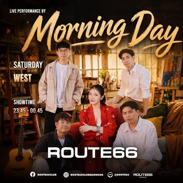 LIVE PERFORMANCE BY Morning Day at ROUTE66