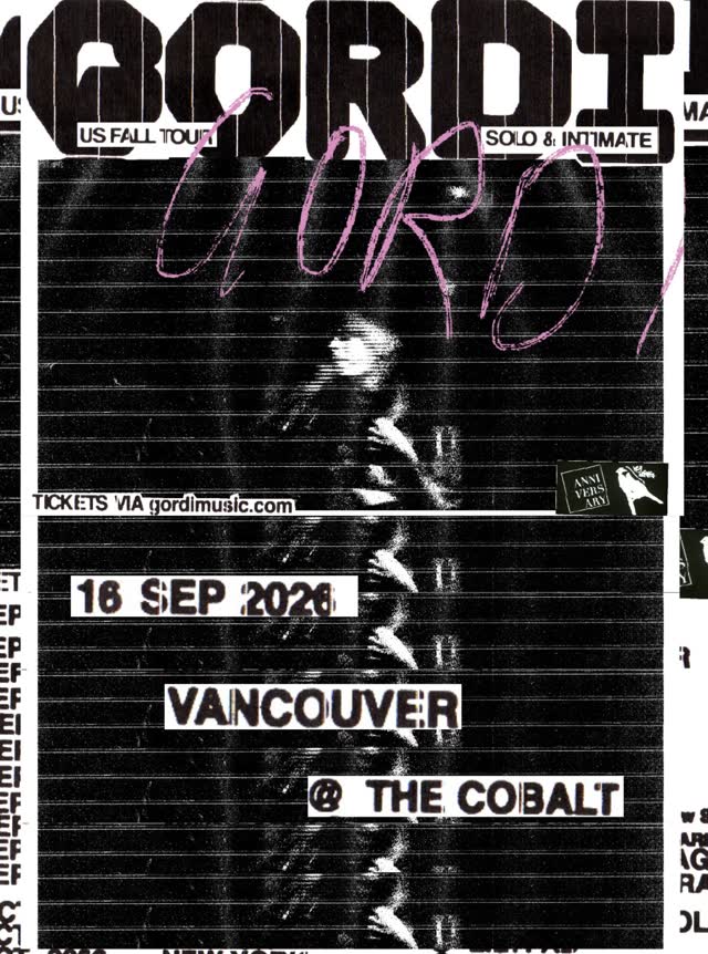 GORDI IS COMING TO THE COBALT