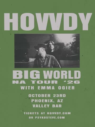 hovvdy hits the valley bar stage with support from emma.ogier