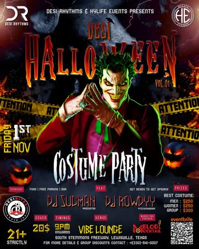 The Ultimate Desi Halloween Costume Party