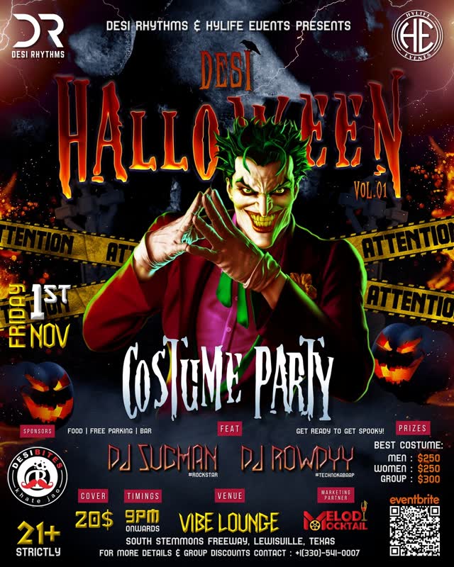 The Ultimate Desi Halloween Costume Party