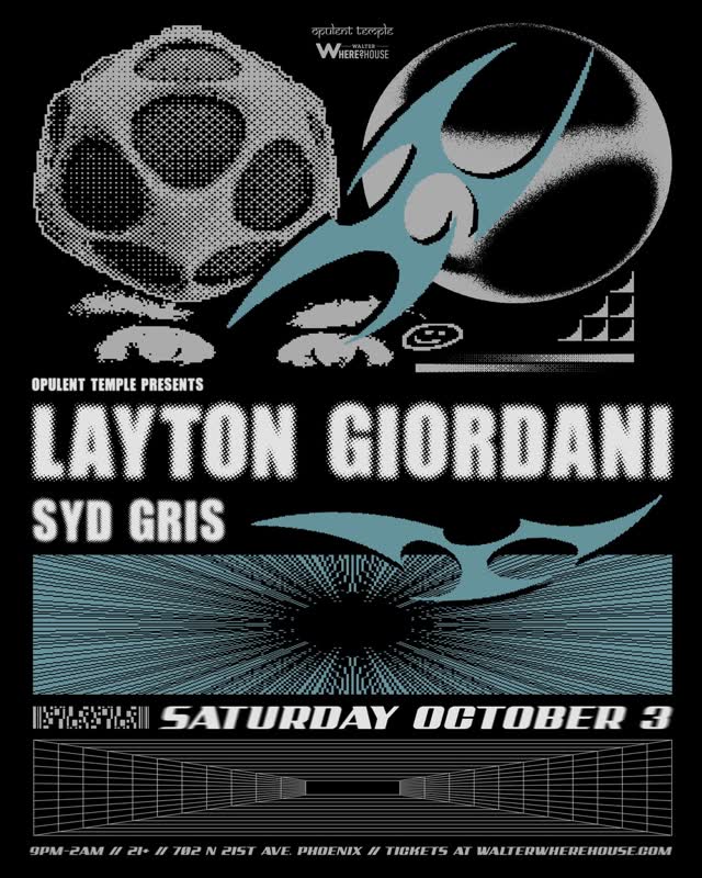 Walter Productions and Opulent Temple present Layton Giordani