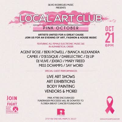 LOCAL ART CLUB - PINK OCTOBER