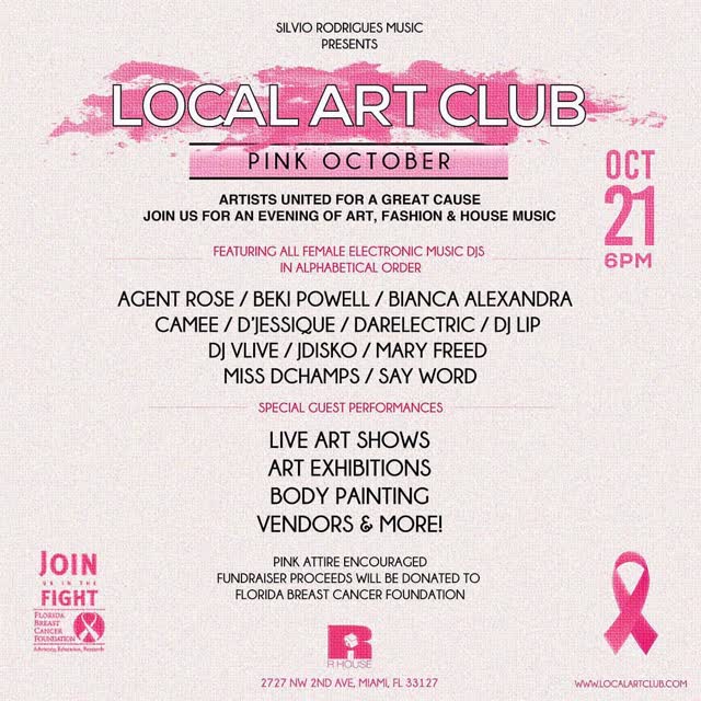 LOCAL ART CLUB - PINK OCTOBER