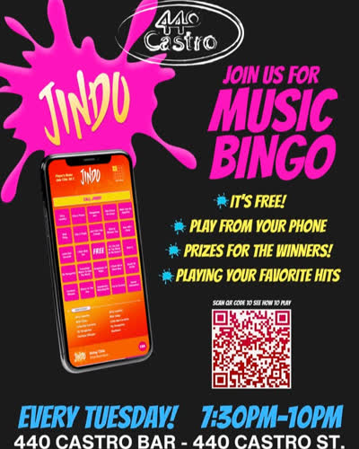 MUSIC BINGO TONIGHT!!! + EVERY TUESDAY NIGHT!