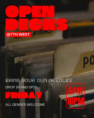 Fridays Are for the Crates. Open Decks