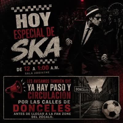 Hoy: Especial de Ska en Sala Absinthe