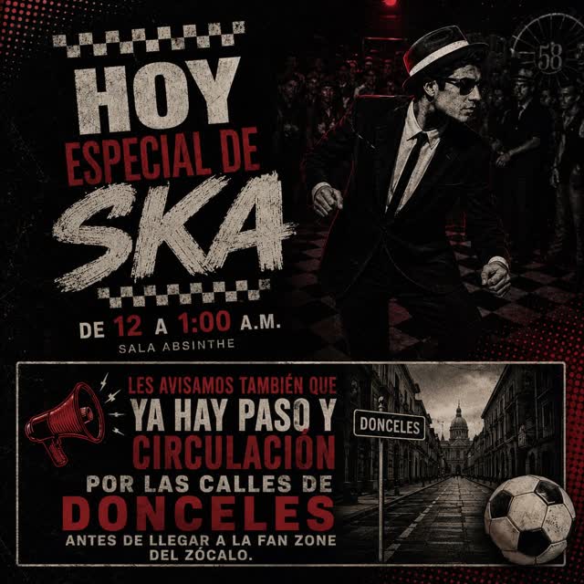 Hoy: Especial de Ska en Sala Absinthe