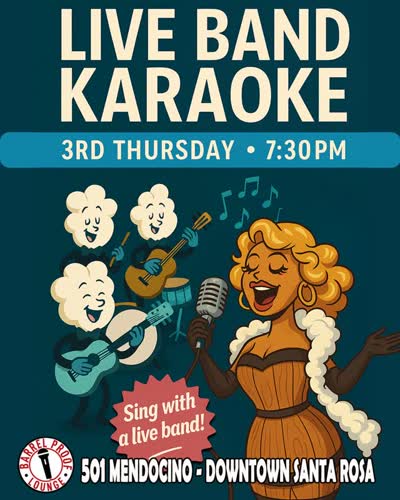TONIGHT! 7:30pm Live Band Karaoke