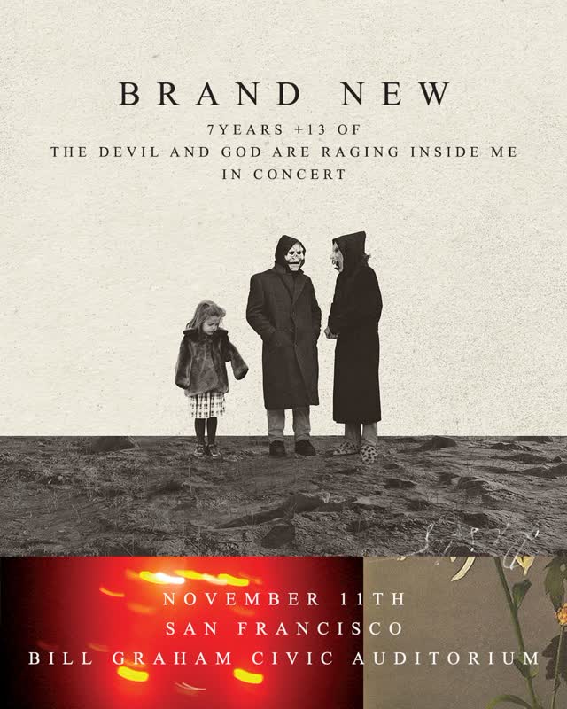 Brand New is coming to San Francisco