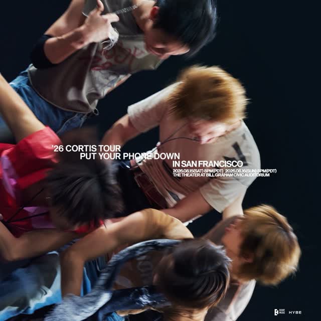 2026 CORTIS TOUR <PUT YOUR PHONE DOWN> IN SAN FRANCISCO