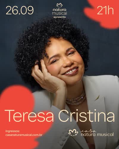 Teresa Cristina | Lançamento do novo álbum “Tudo Que Eu Tenho”