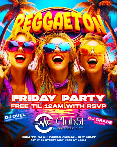 This Friday Night @ CLUB 51 NYC