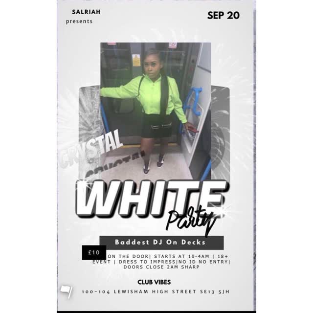 CRYSTAL WHITE Party