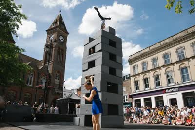 Next performance: Today at 5pm in Newbury Market Place!
