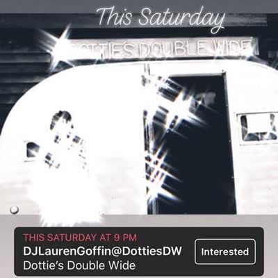 DJ Lauren Goffin @ Dottie's Double Wide
