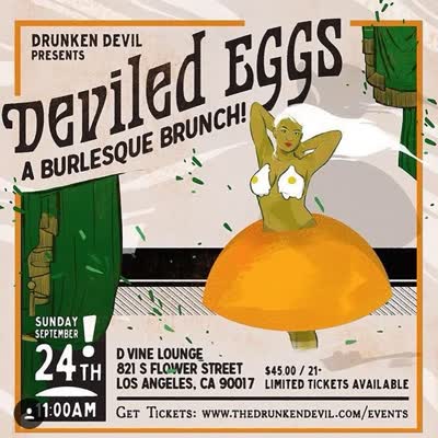 Deviled Eggs Burlesque Brunch