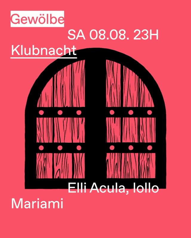 Klubnacht w/ Elli Acula, Lollo, Mariami