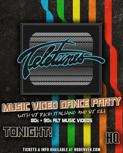 TONIGHT! 🎶 We dance the night away to all of your favorite tracks from the Teletunes days! Relive the nostalgia and lose yourself on the dancefloor. 🪩📺