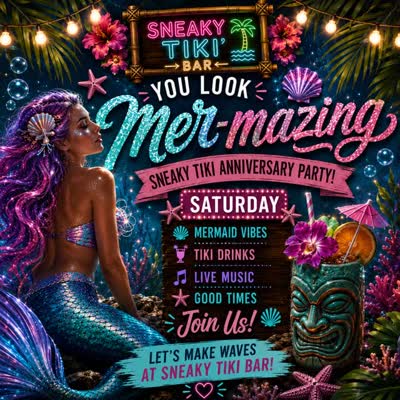 8th Anniversary - Island of Mermaids party