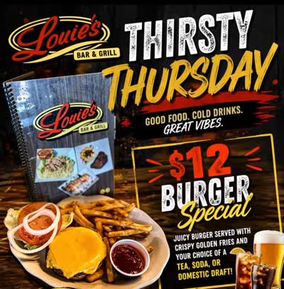 Thursday Night at Louie’s!