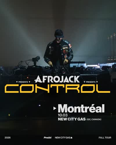 Afrojack presents CONTROL Fall Tour 2026