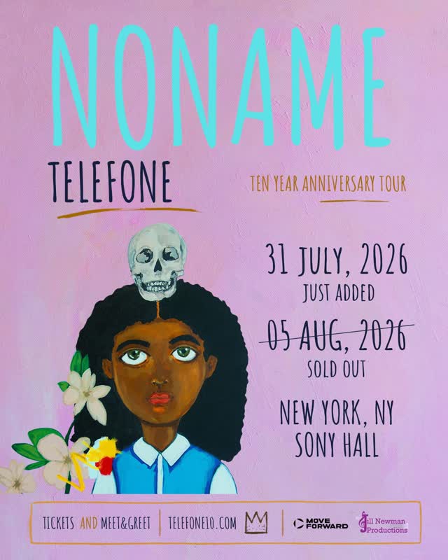Noname second NYC date at Sony Hall