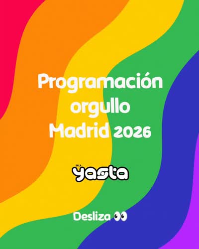 Programación Orgullo Madrid 2026 en Ya'sta Club
