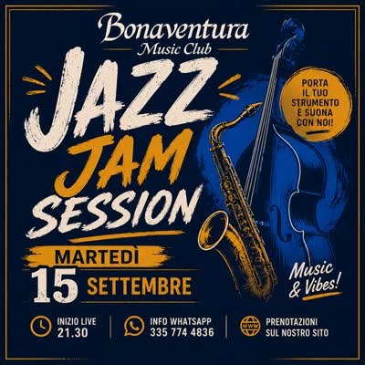 Jazz jam session al Bonaventura