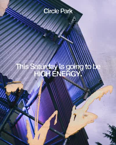 This Saturday is going to be HIGH ENERGY.