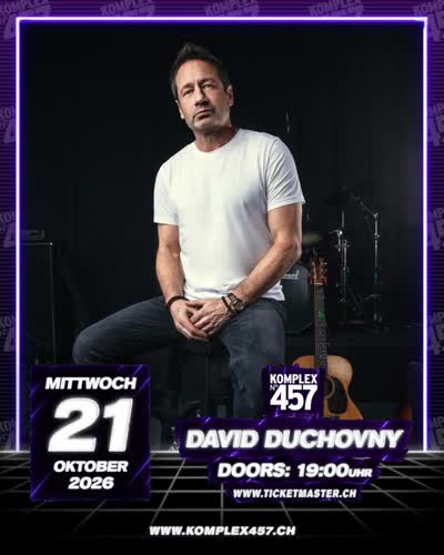 David Duchovny Live in Zürich