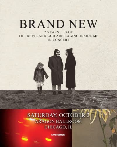 Brand New is coming to Chicago