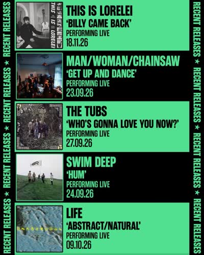 RECENT RELEASES PERFORMING LIVE