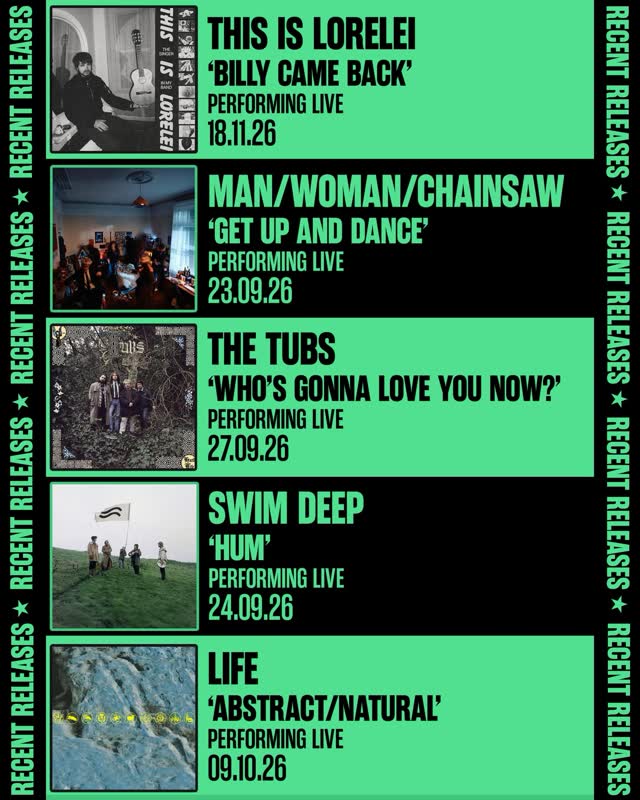 RECENT RELEASES PERFORMING LIVE