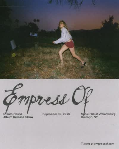 Empress Of on September 30th