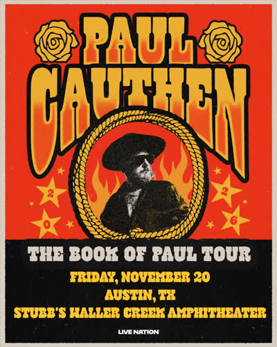 Paul Cauthen is coming to Stubb's