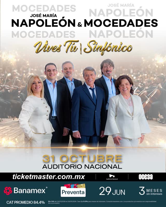 José María Napoleón y Mocedades se unen con Vives Tú Sinfónico