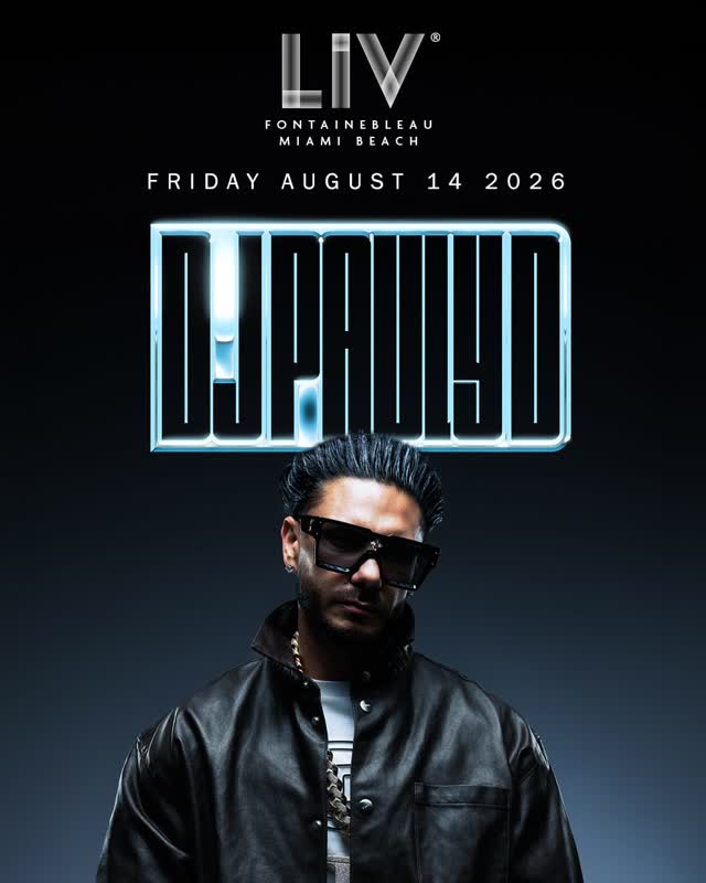 DJ Pauly D is back at LIV
