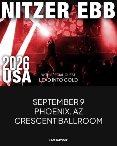 Nitzer Ebb with support from Lead Into Gold