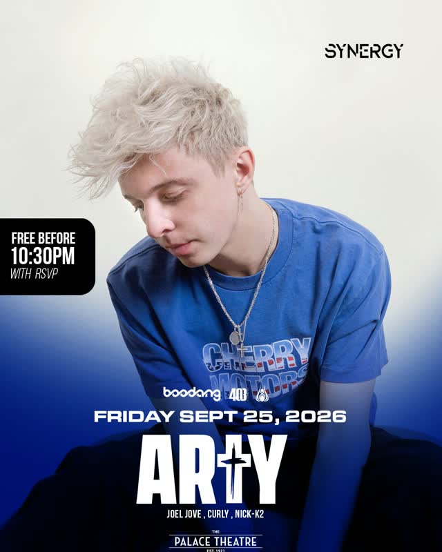 Arty plays The Palace
