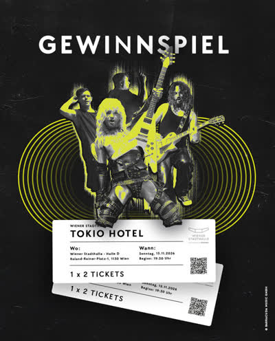 Tokio Hotel kommen nach Wien