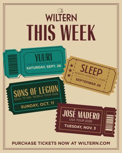 The Wiltern This Week