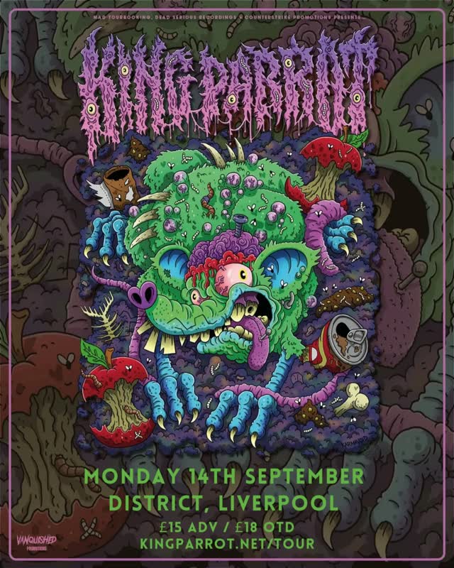 KING PARROT LIVE IN LIVERPOOL