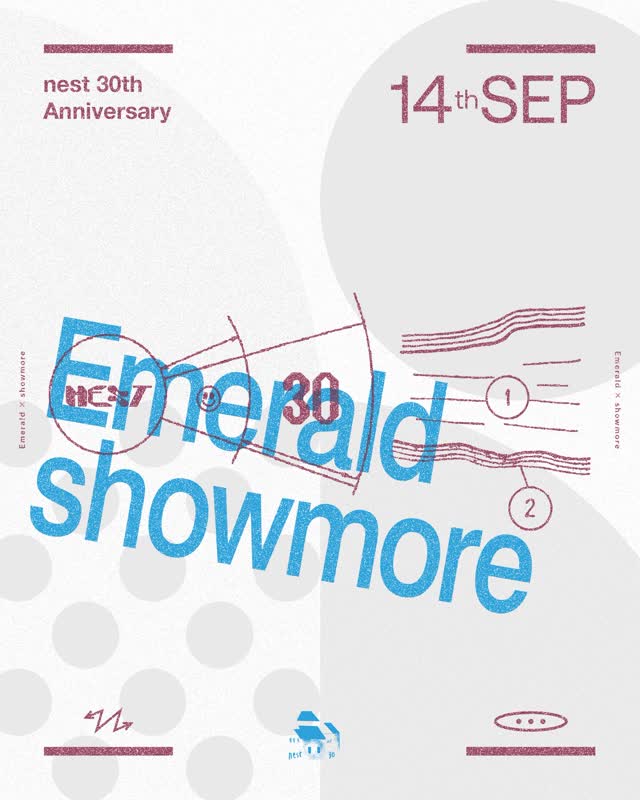 nest 30th Anniversary “Emerald × showmore”
