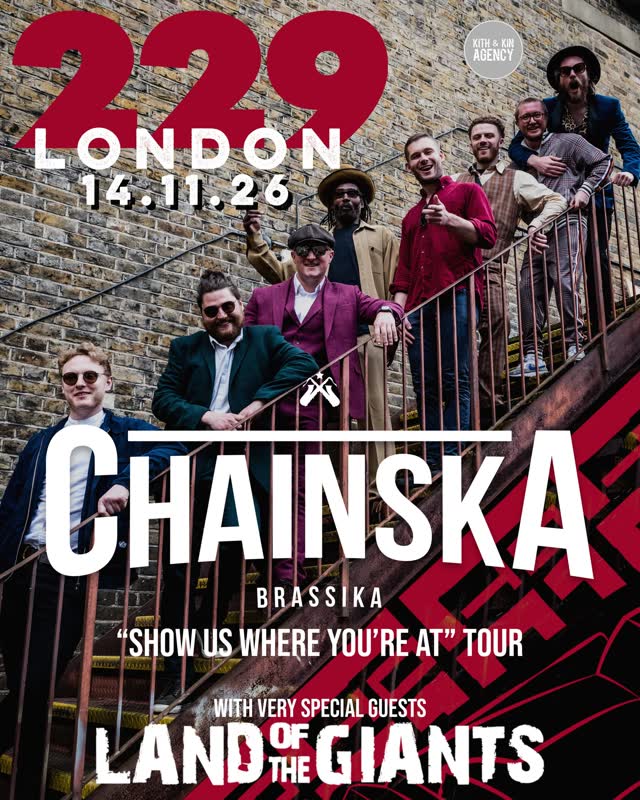 Chainska Brassika "SHOW US WHERE YOU'RE AT" TOUR
