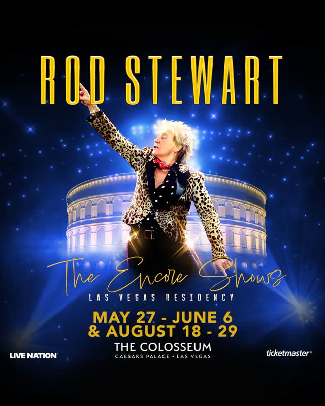 Additional show dates added for Rod Stewart at The Colosseum at Caesars Palace