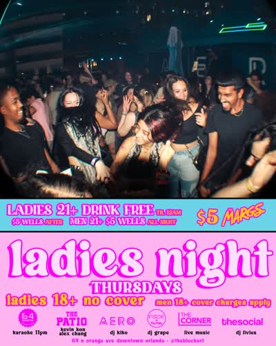 Girls Night / Ladies Nite at The Block Orlando