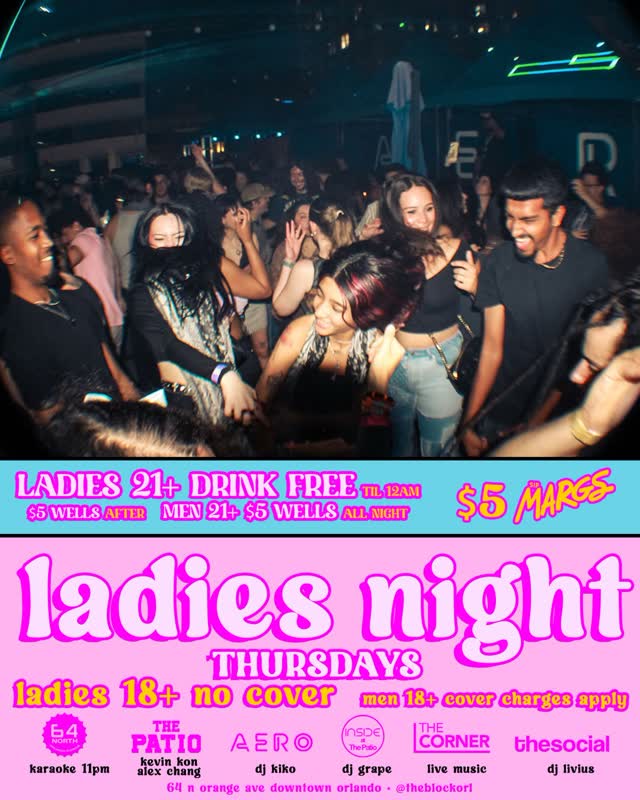 Girls Night / Ladies Nite at The Block Orlando