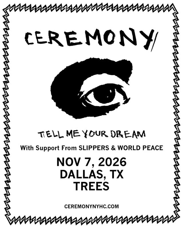 CEREMONY TELL ME YOUR DREAM