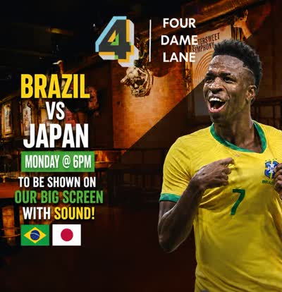 Brazil vs Japan Live Screening with Live Music